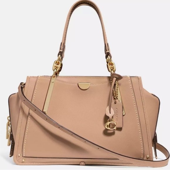 NWOT Coach Leather Dreamer In The Color Beachwood With Inter-changeable Strap - Picture 4 of 16